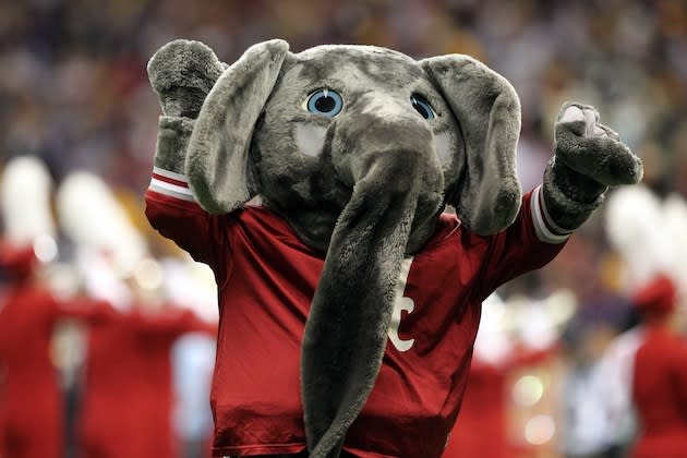 The story behind Alabama's elephant mascot - Yahoo Sports