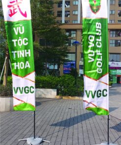 Cờ Phướn Chữ Nhật Trang Trí Cửa Hàng