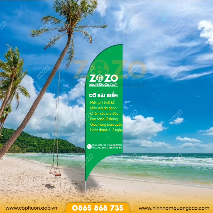 Cờ Phướn Bãi Biển building 4 Đặt may cờ phướn, cờ cánh buồm ở đâu