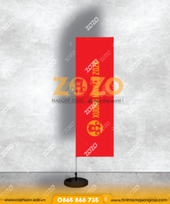 Cờ Phướn In Logo Công Ty 8 Cờ Phướn Chữ Nhật Trang Trí Sự Kiện