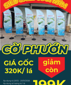 Xưởng may cờ cánh buồm giá rẻ