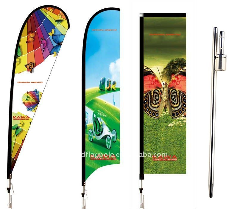 Cán cờ cắm bãi biển dài 50 cm