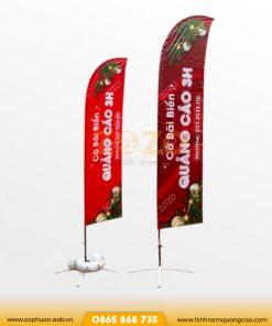 Xưởng in may cờ cánh buồm giá rẻ