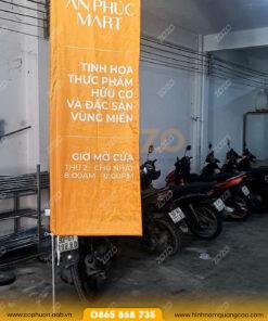 Cờ Phướn Chữ Nhật Thiết Kế Độc Quyền
