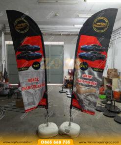 Sản xuất cờ cánh buồm theo yêu cầu