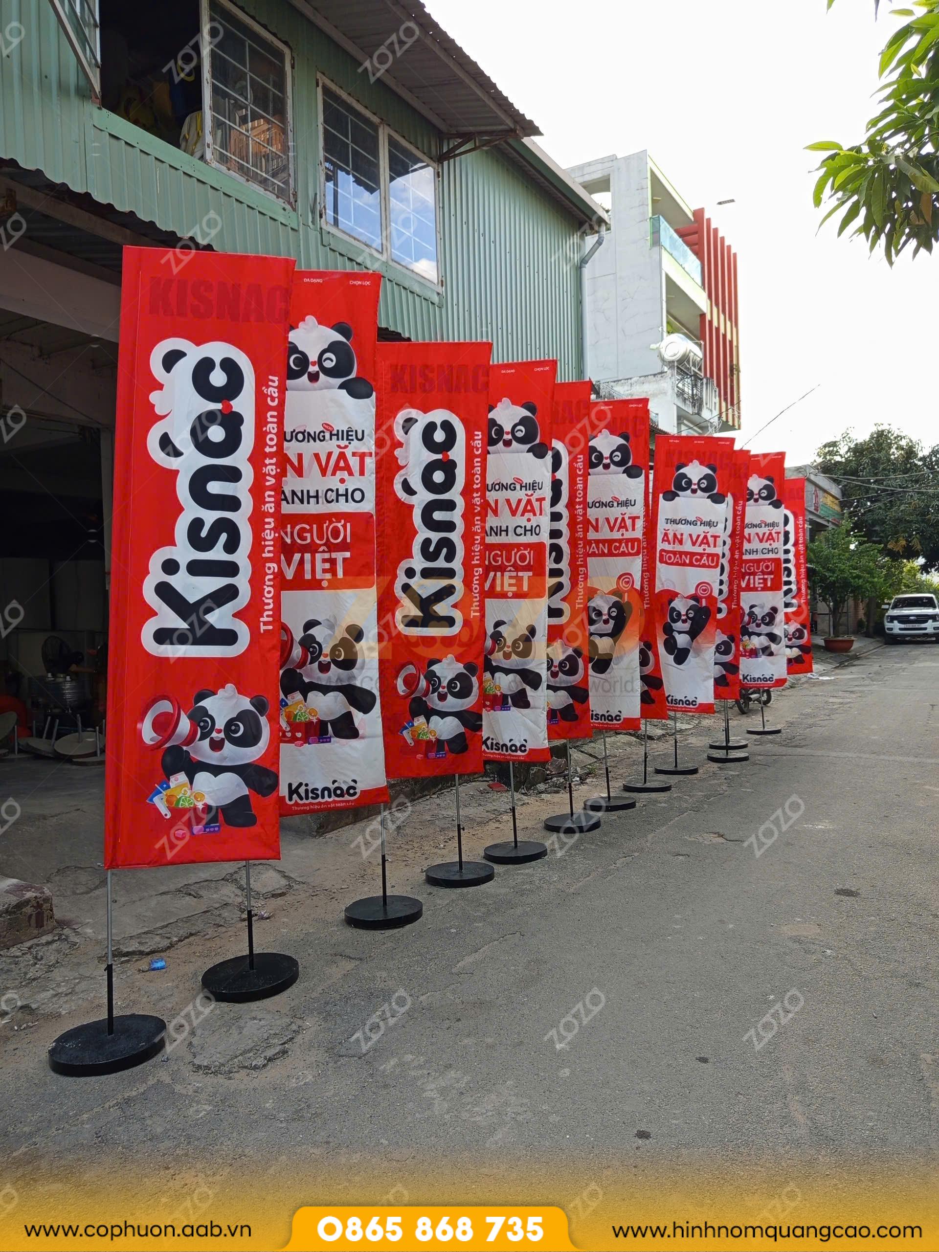 Cờ Phướn Chữ Nhật Trang Trí Cửa Hàng