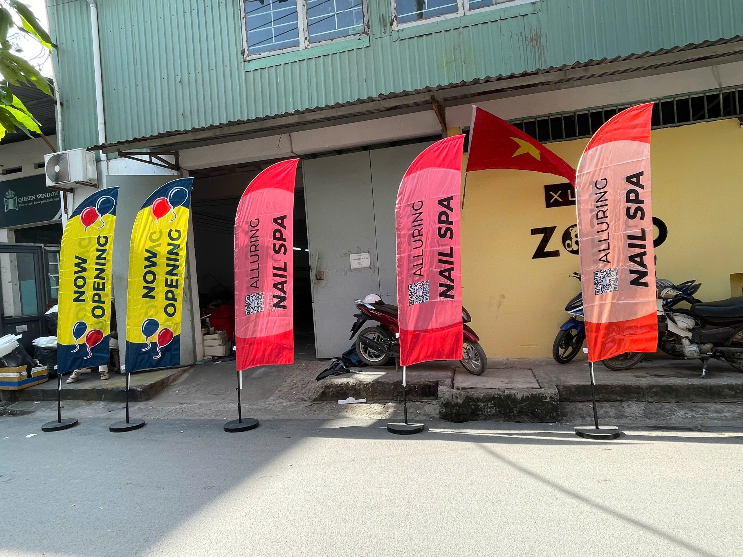 Cờ Phướn In Logo Công Ty