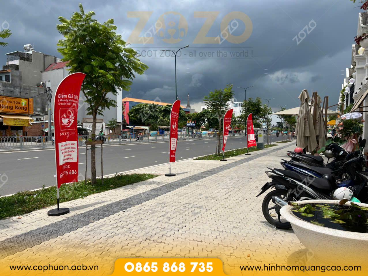 May cờ phướn quảng cáo đẹp