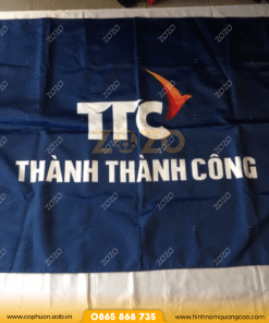 Cờ công ty giá rẻ in ấn sắc nét