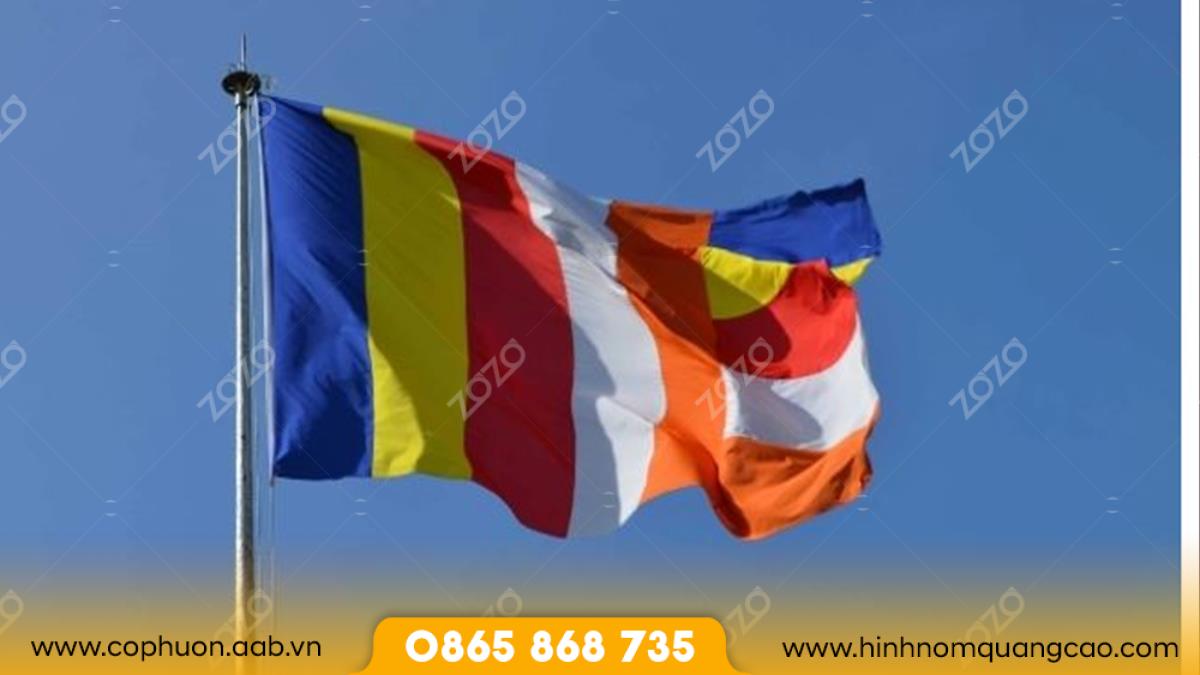 Cờ phật giáo giá rẻ chất lượng cao 2 Cờ phật giáo giá rẻ chất lượng cao
