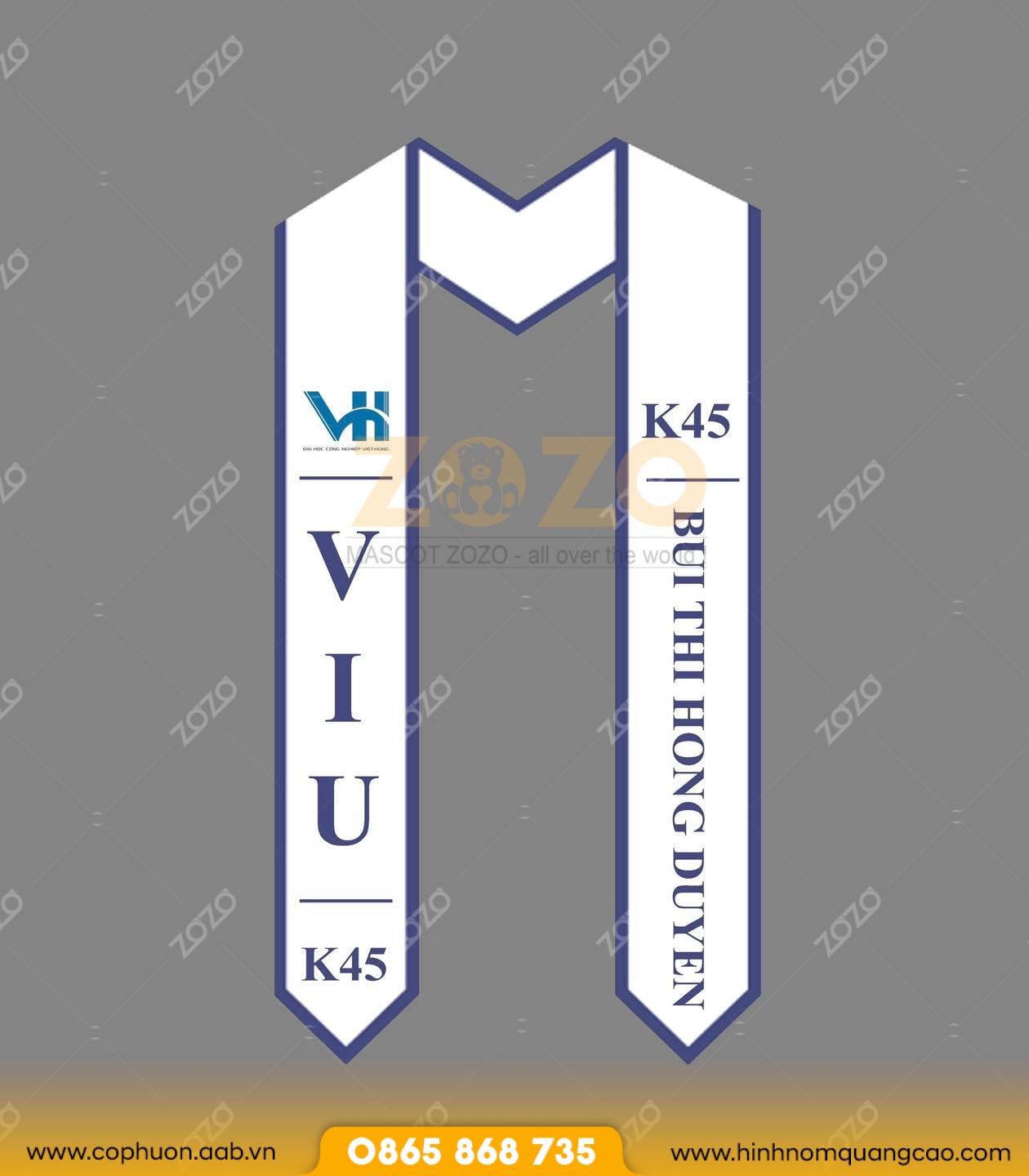 Sash tốt nghiệp trung tâm in theo yêu cầu 3 Sash tốt nghiệp trung tâm in theo yêu cầu