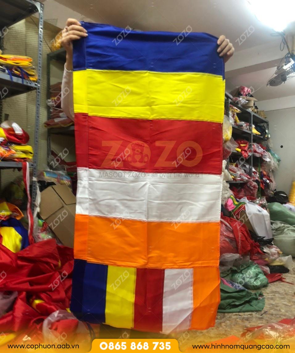 Cờ phật giáo treo thiết kế tinh tế 2 Cờ phật giáo treo thiết kế tinh tế