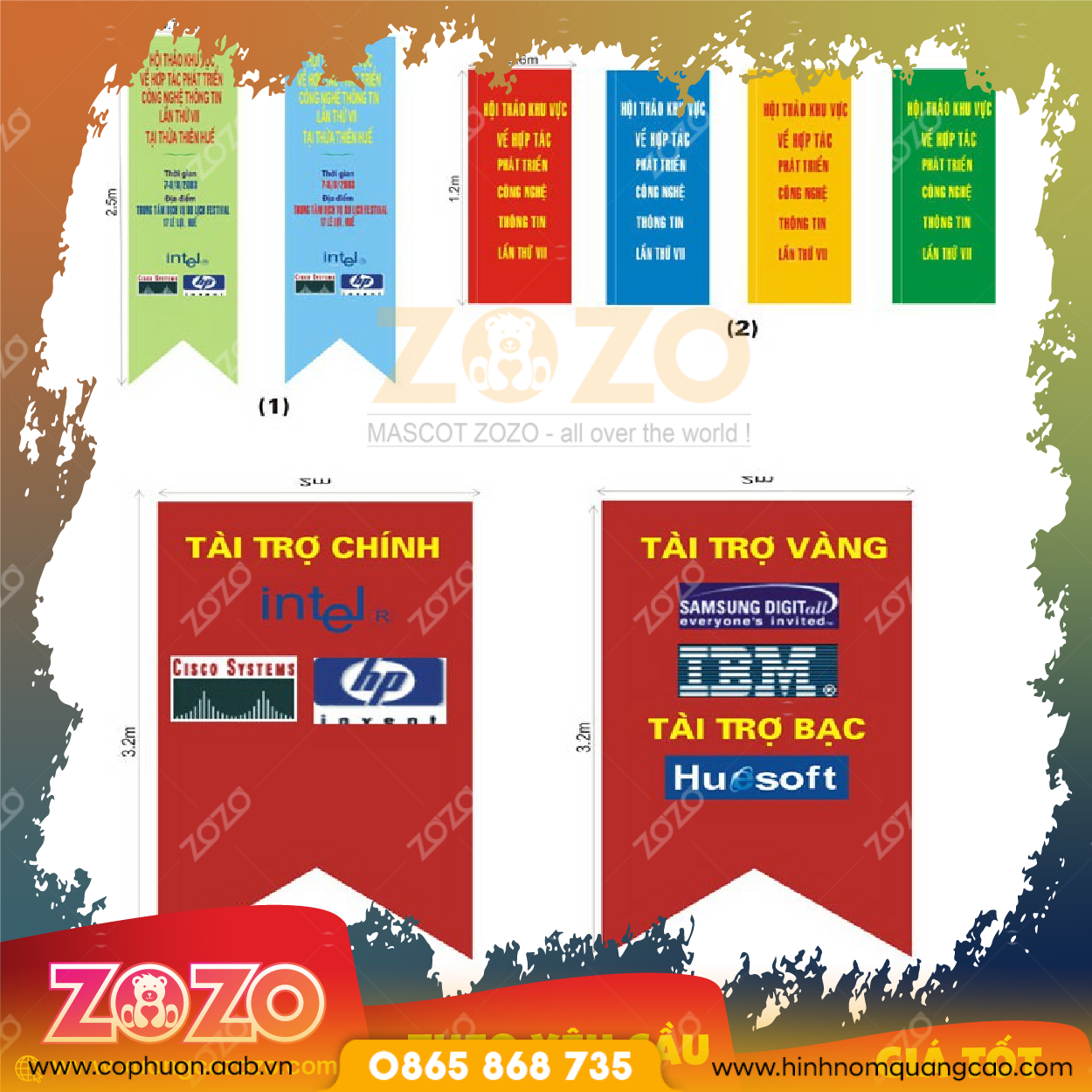 Cờ đuôi nheo giá rẻ may sẵn 1 CO DUOI NHEO 07
