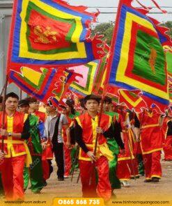 Cờ lễ hội sự kiện Việt Nam in ấn đẹp mắt