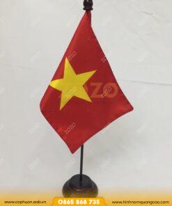 Cờ để bàn Công ty – Việt Nam in logo đẹp