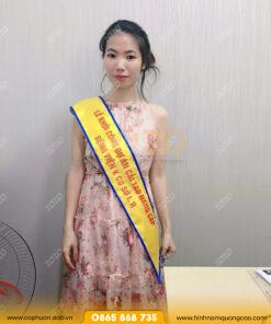 Băng đeo chéo sự kiện hội nghị may sẵn