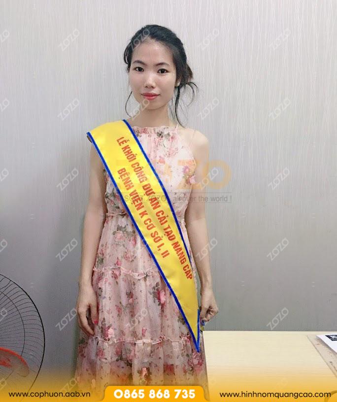 Băng đeo chéo sự kiện hội nghị may sẵn 3 Băng đeo chéo sự kiện hội nghị may sẵn