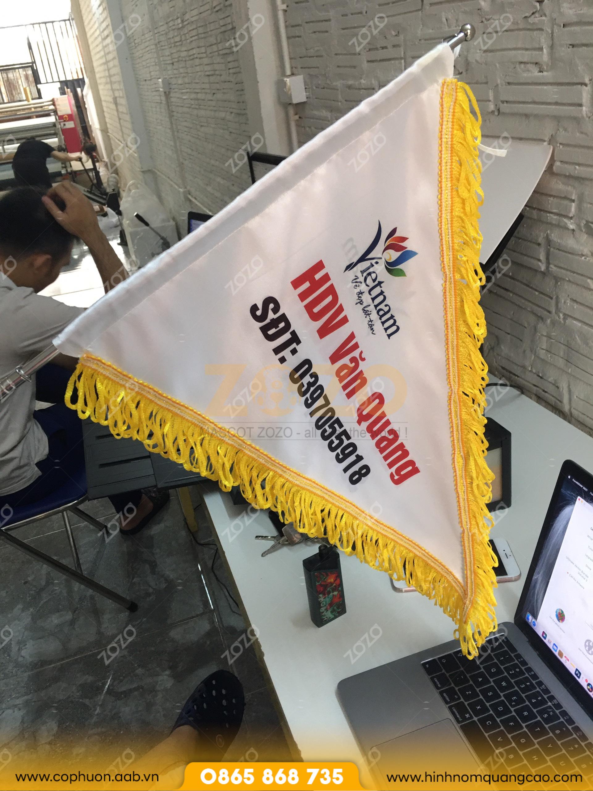 Cờ du lịch giá rẻ in ấn đẹp mắt 2 Cờ du lịch giá rẻ in ấn đẹp mắt