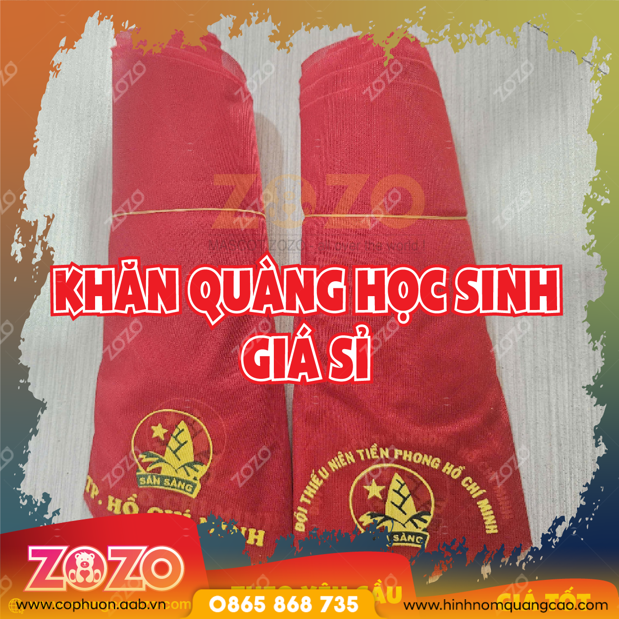 Khăn quàng học sinh có in ấn thiết kế riêng 1 Khang quang gia si 06
