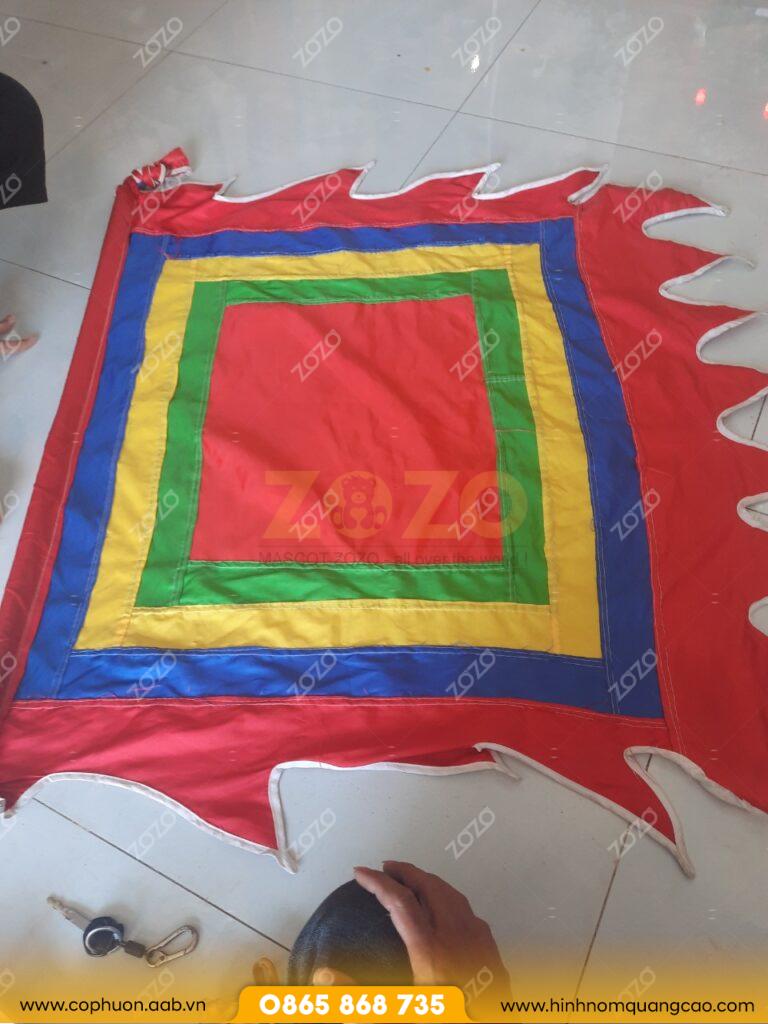 Cờ ngũ sắc sự kiện thiết kế độc đáo 3 Cờ lễ hội ngũ sắc giá rẻ