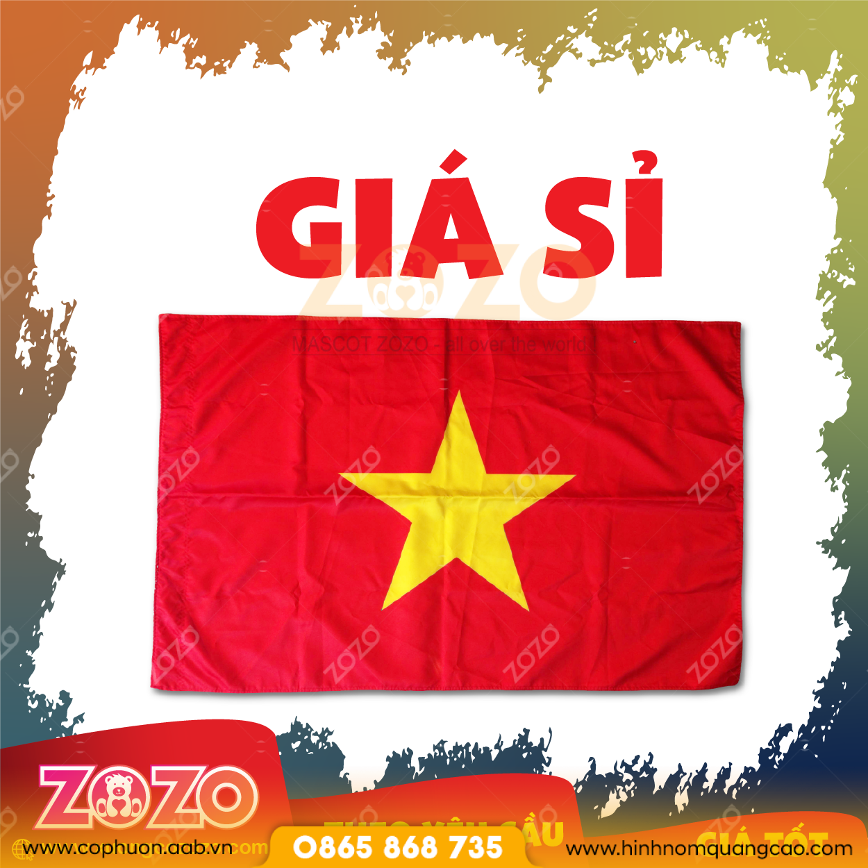 Cung cấp sỉ cờ Việt Nam số lượng lớn 1 co to quoc 03