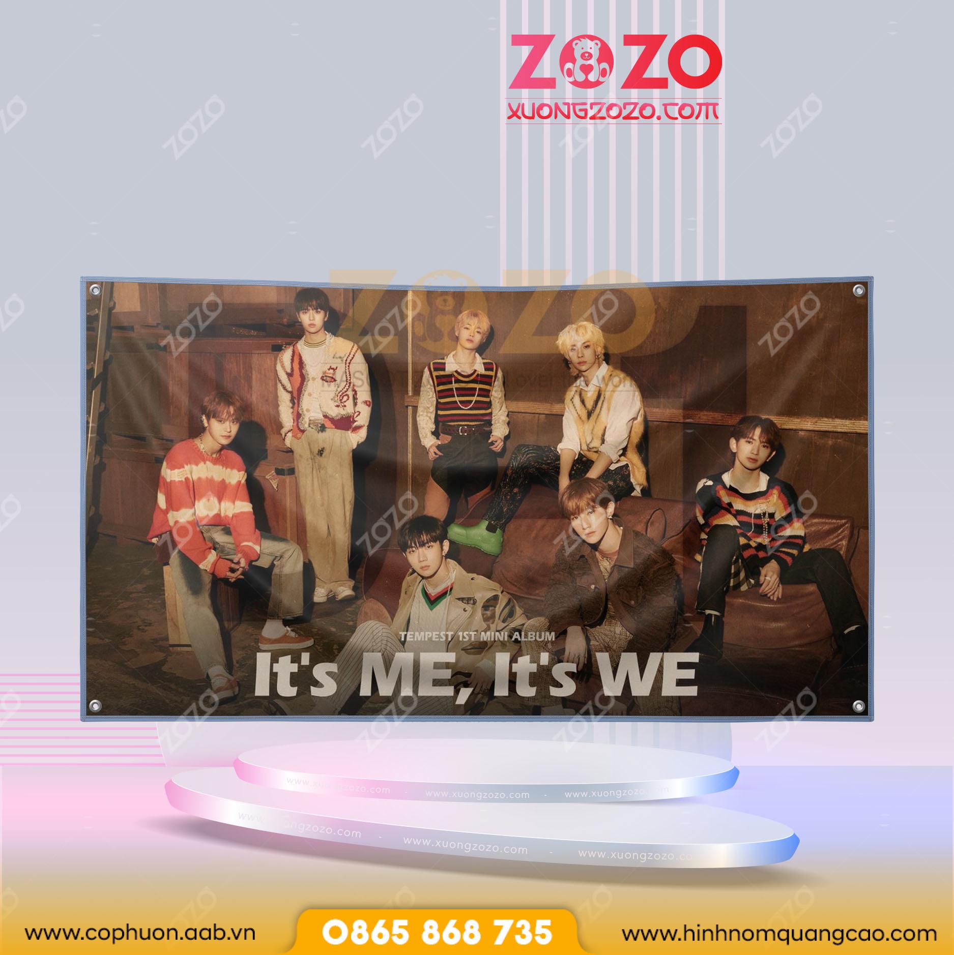 Cờ Idol Việt Nam in ấn sắc nét 1 in co idol theo yeu cau