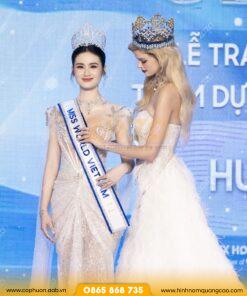 Sash Hoa Hậu Thiết Kế Theo Yêu Cầu in ấn đẹp