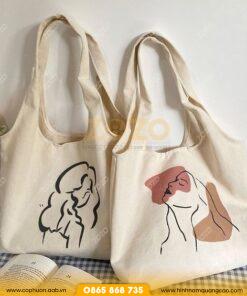 Túi vải không dệt in theo yêu cầu chất lượng cao