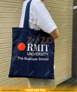 Túi vải không dệt in logo công ty thiết kế độc quyền