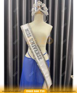 Sash Hoa Hậu Thiết Kế Theo Yêu Cầu in ấn đẹp