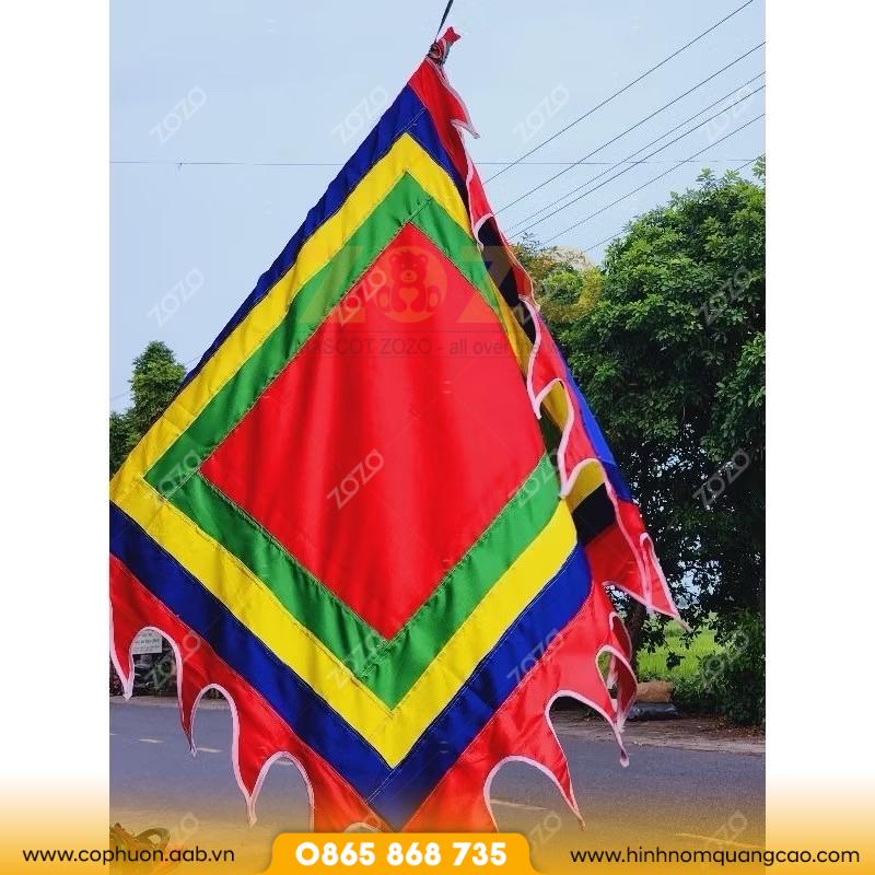 Cờ lễ hội Việt Nam may sẵn 2 Cờ lễ hội Việt Nam may sẵn
