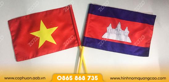 Cờ cầm tay giá rẻ in ấn sắc nét 3 Cờ cầm tay giá rẻ in ấn sắc nét