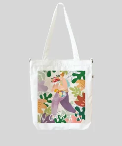 Túi vải không dệt in logo nhãn hàng may sẵn