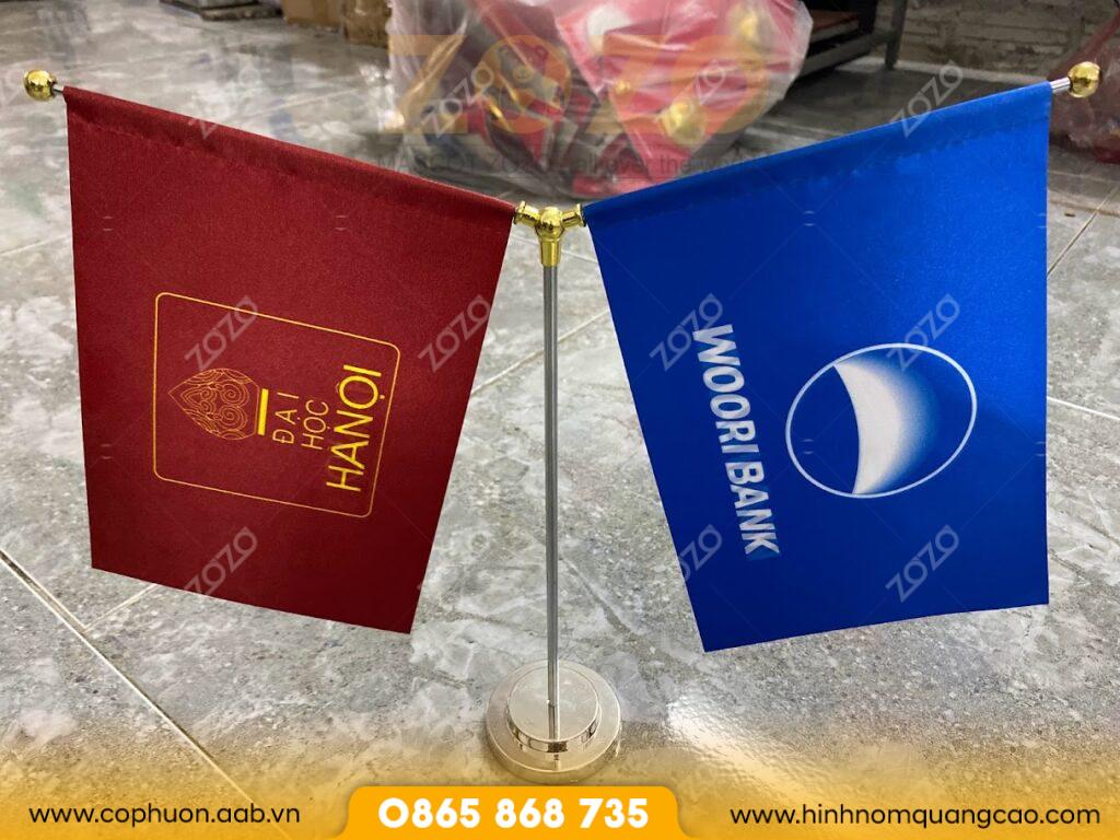 Xưởng sản xuất cờ để bàn, cờ in logo theo yêu cầu