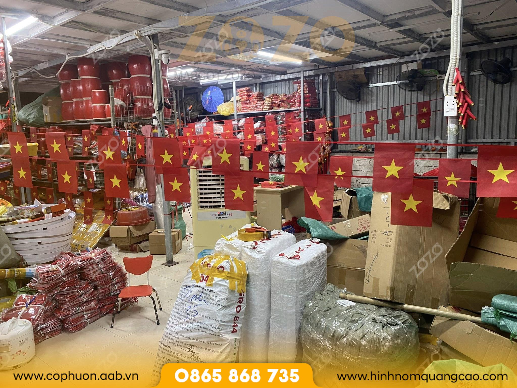 Xưởng sản xuất cờ dây