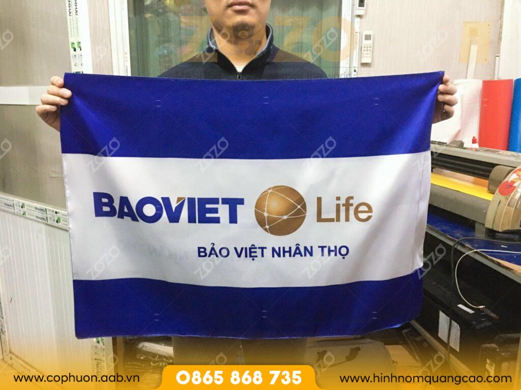 Đặt may cờ cầm tay cờ in logo công ty giá rẻ 1 Cờ công ty