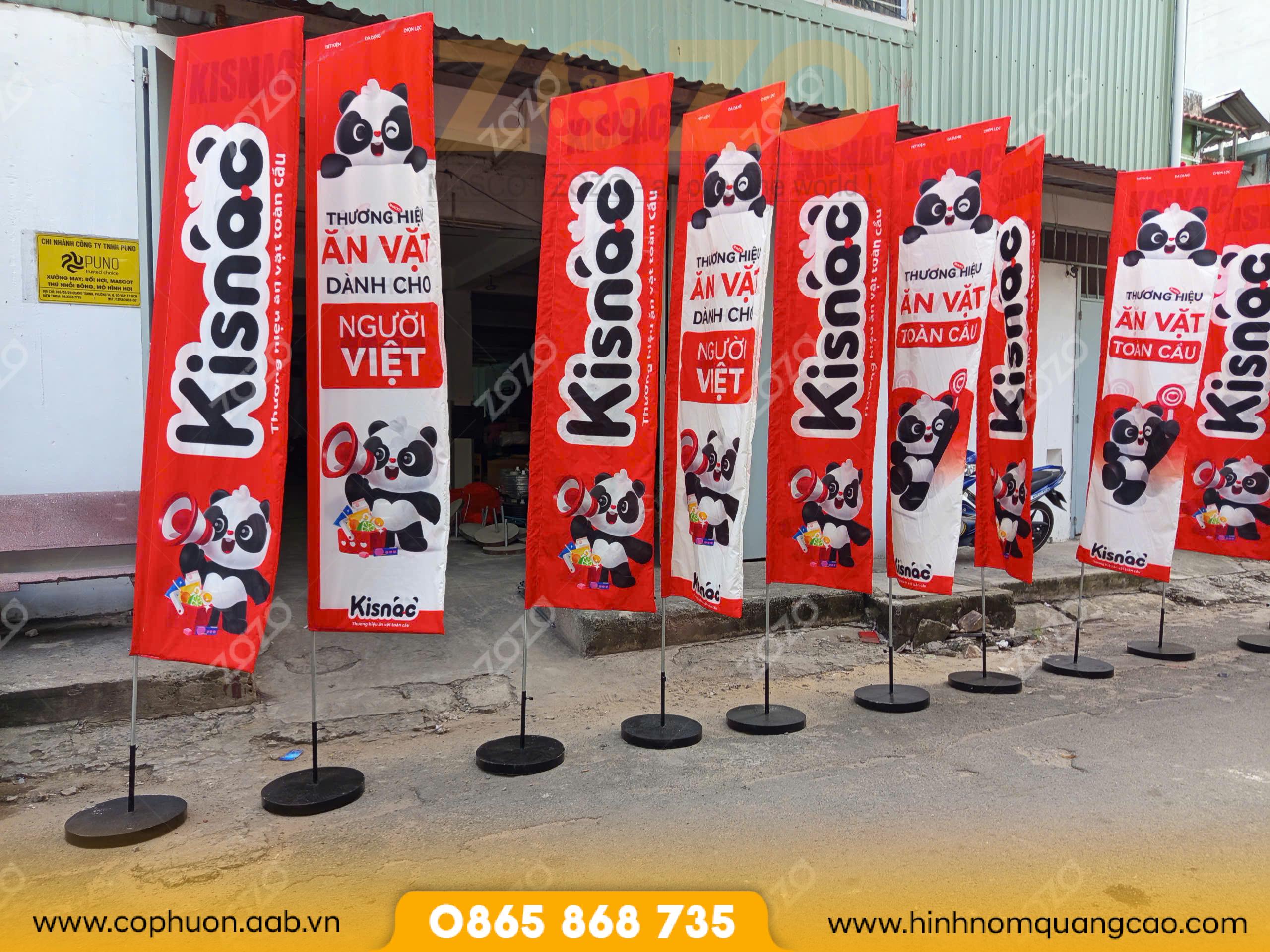 In cờ phướn chữ nhật HCM 4 Cờ phướn