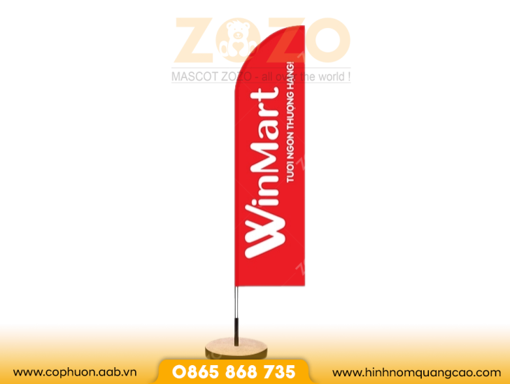 Cờ Phướn Cánh Buồm Ngoài Trời – Giải Pháp Quảng Bá Thương Hiệu Hiệu Quả Do Xưởng ZoZo Sản Xuất 1 Cờ Phướn Cánh Buồm