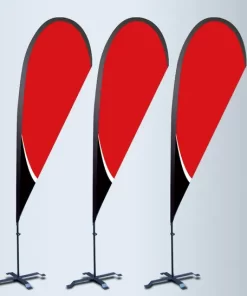 Cờ Phướn Giọt Nước Quảng Cáo – Giải Pháp Marketing Ngoài Trời Bền Đẹp Do Xưởng ZoZo Sản Xuất