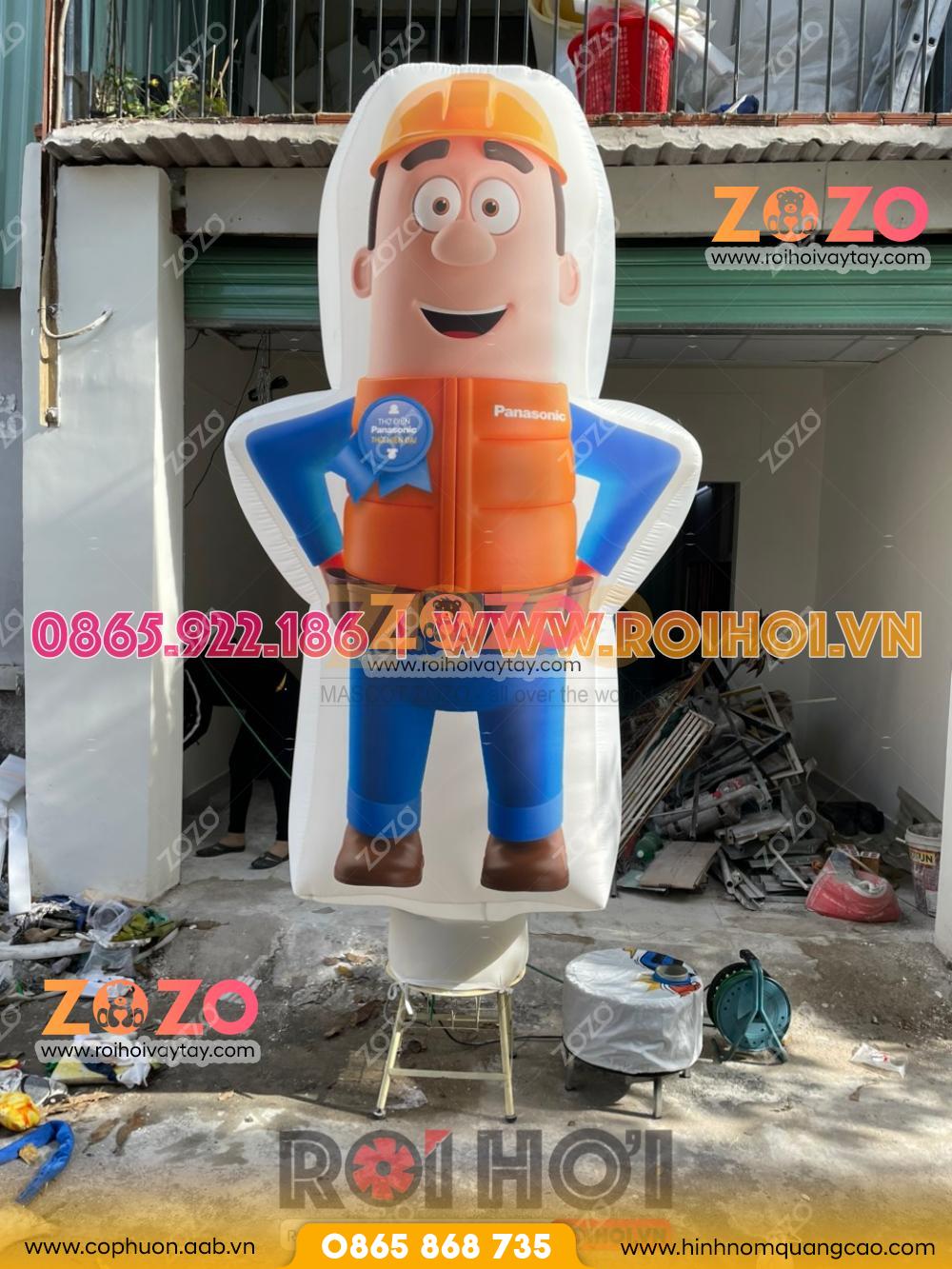 Rối Hơi Quảng Cáo Sự Kiện – Thiết Kế, Sản Xuất Và Thi Công Trọn Gói Tại Xưởng ZoZo 3 rối hơi