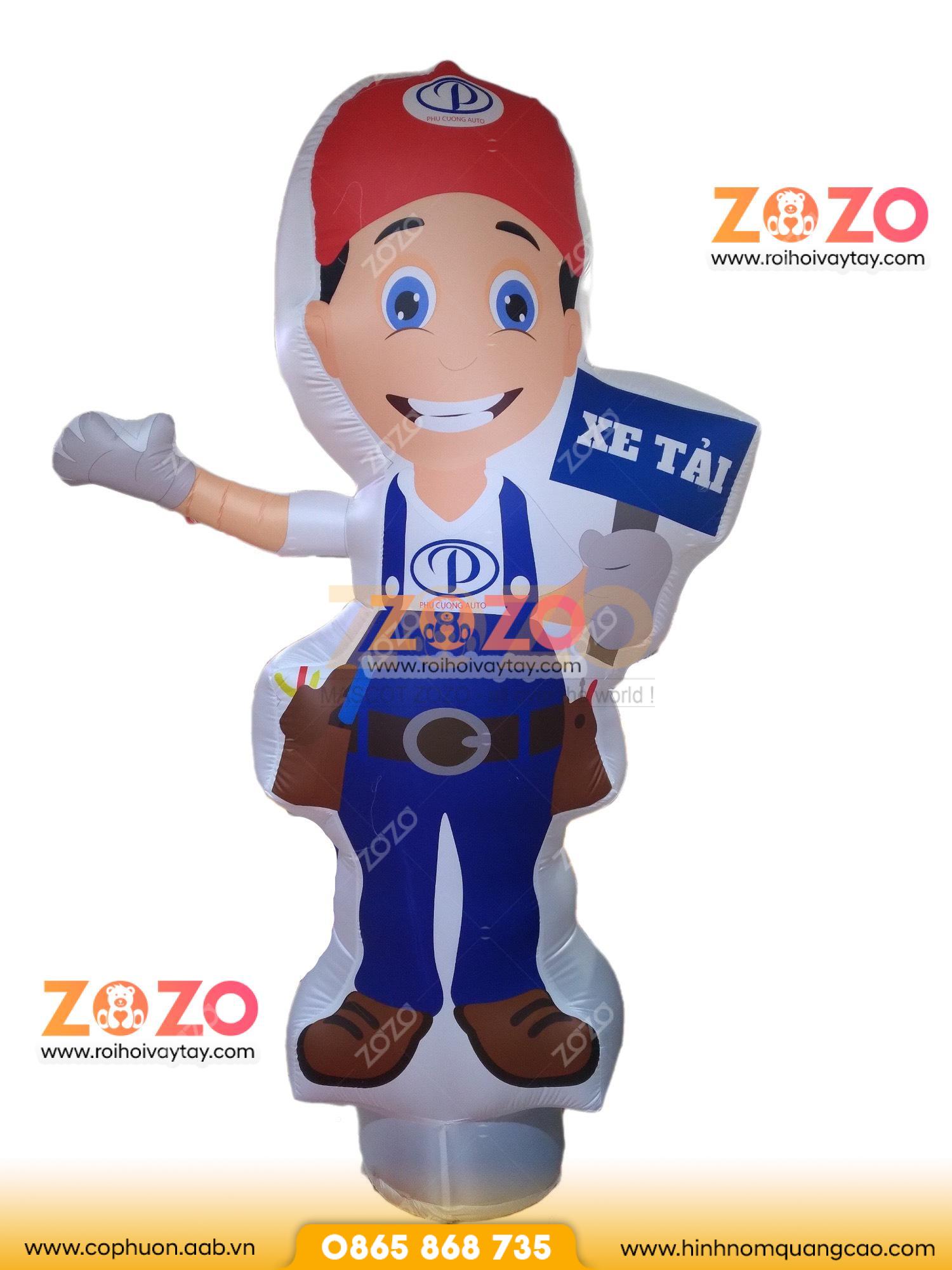 Rối Hơi Quảng Cáo Sự Kiện – Thiết Kế, Sản Xuất Và Thi Công Trọn Gói Tại Xưởng ZoZo 2 rối hơi