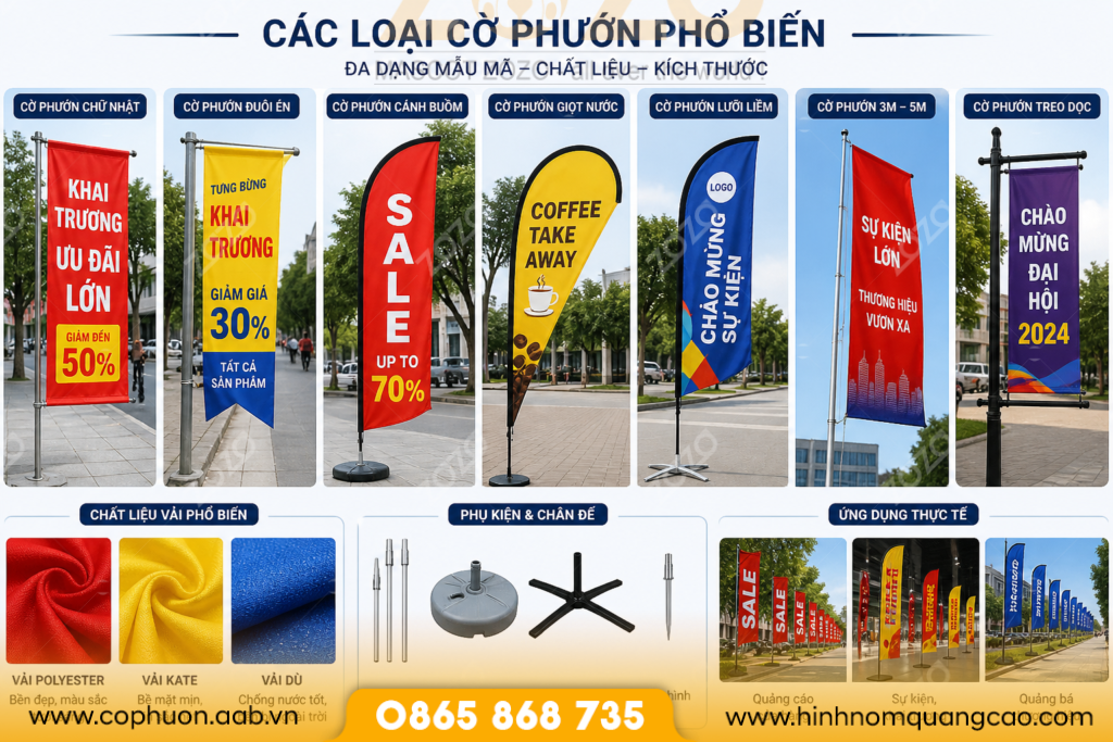 Xưởng May Cờ Sài Gòn – May Cờ Vải Giá Rẻ, Giao Hàng Nhanh 1 Cờ phướn là gì? Được sử dụng trong những trường hợp nào?