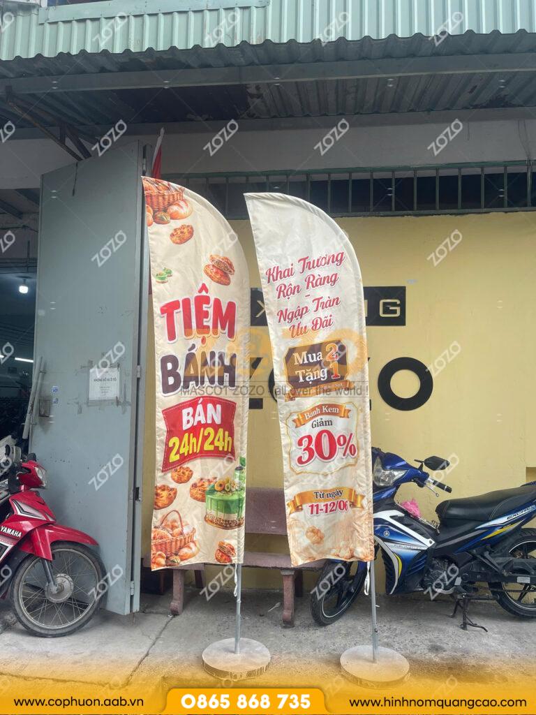 Cờ phướn quảng cáo theo yêu cầu