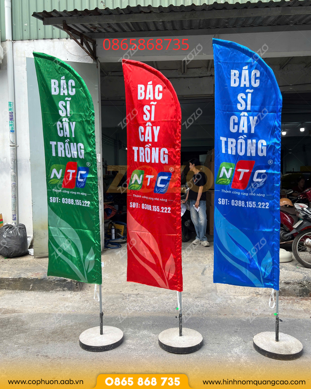 Cờ Phướn Trưng Bày